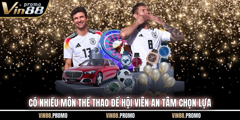 Có nhiều môn thể thao để hội viên an tâm chọn lựa